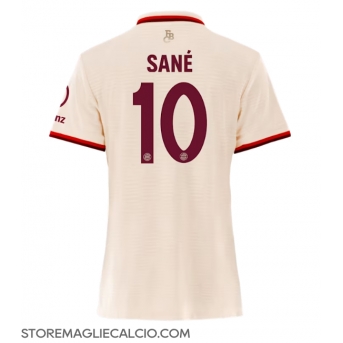 Bayern Munich Leroy Sane #10 Maglia Gara Terza Repliche 2024-25 Donna Maniche Corte